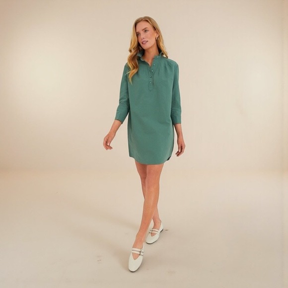 Pomander Place Dresses & Skirts - Tuckernuck Pomander Place Polly Green Shirt Dress Sz M